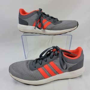 Adidas Running Shoes Women's Size 7 Race Cloudfoam Athletic Sports pink gray